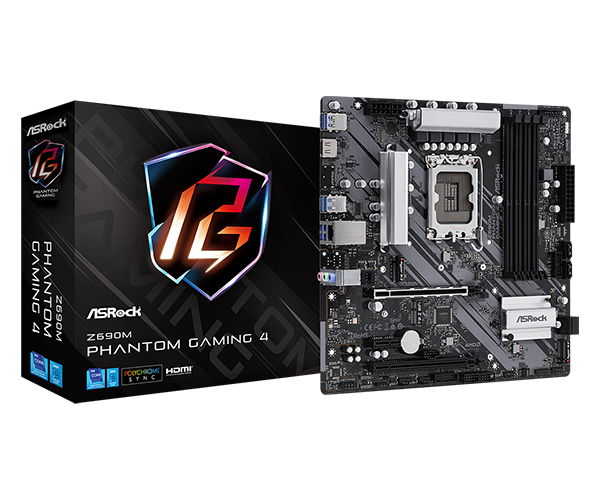 ASRock Z690M PHANTOM GAMING 4 マザーボード ASRock | Z690M Phantom Gaming 4